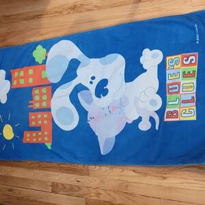 Blues Clues Beach Towel Vintage 2000 Periwinkle And Blue Vacation Resort Cruise